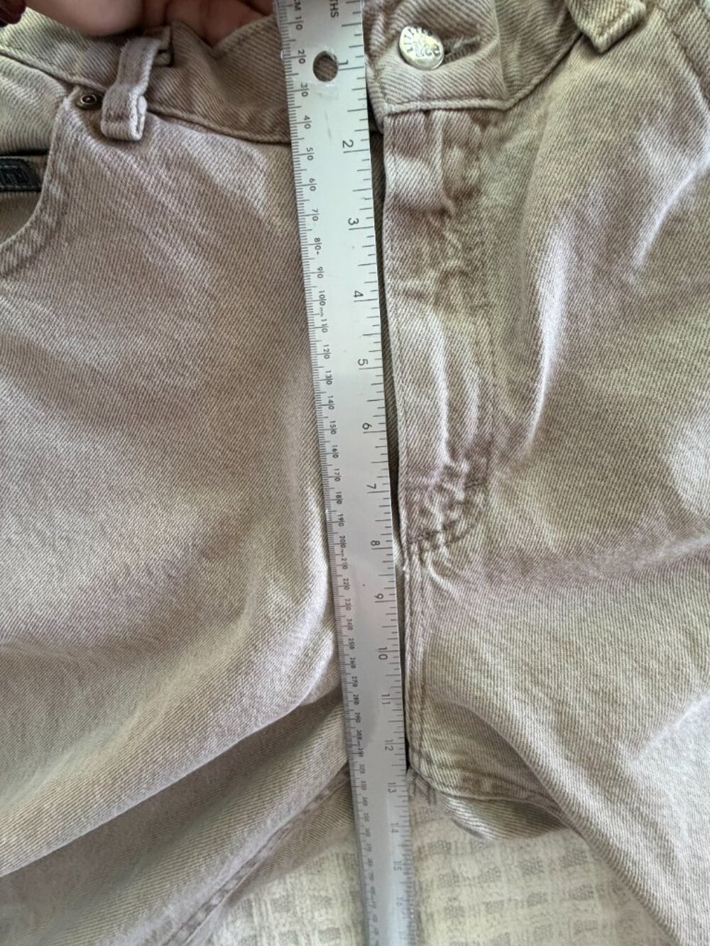 Vintage Lee Jeans 🤎 Size r28 /relaxed tapered leg - Picture 9 of 11
